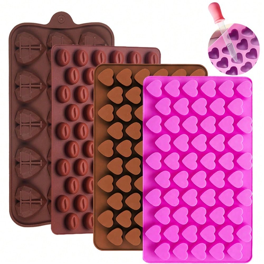 Candle Wax Scale - 2 Buah/Set Cetakan Lilin Silikon Bentuk