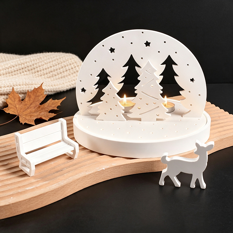 Candle Holder Supplies - Cetakan Silikon Tempat Lilin Tealight Rusa