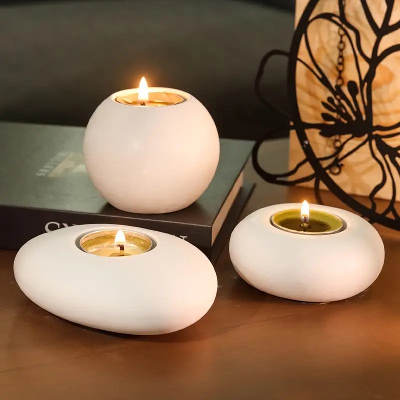 Candle Holder Supplies - Cetakan Silikon Resin Tempat Lilin Tealight,
