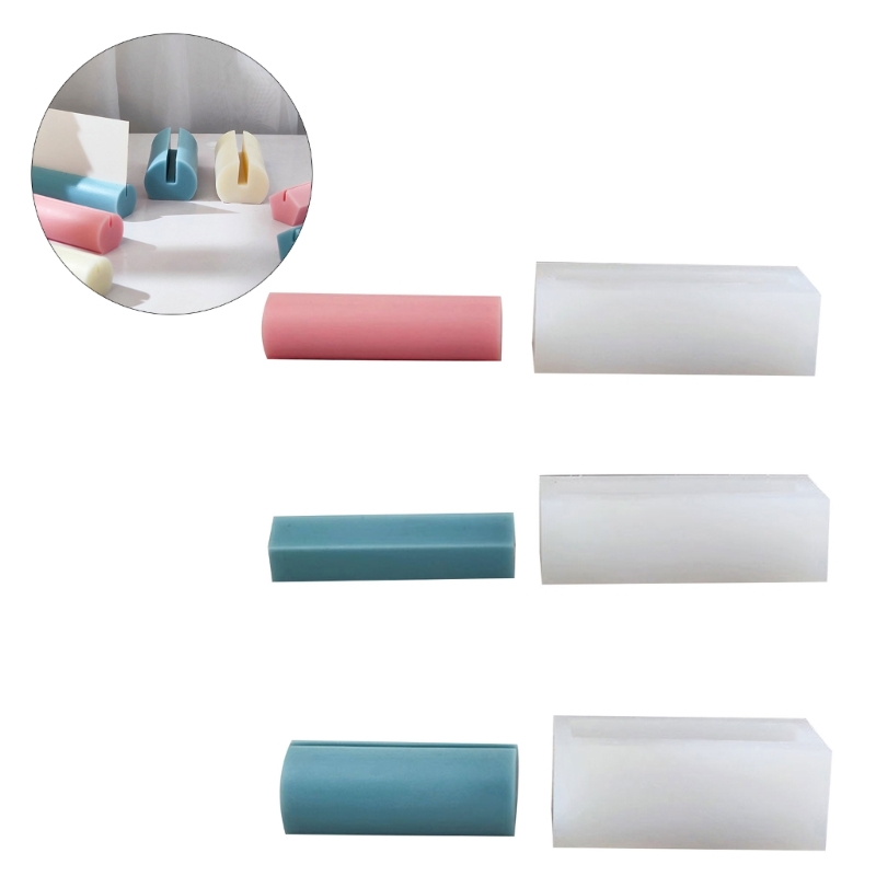 Candle Supplies For Business - Pemegang Kartu Nama Silikon Cetakan Multi-bentuk