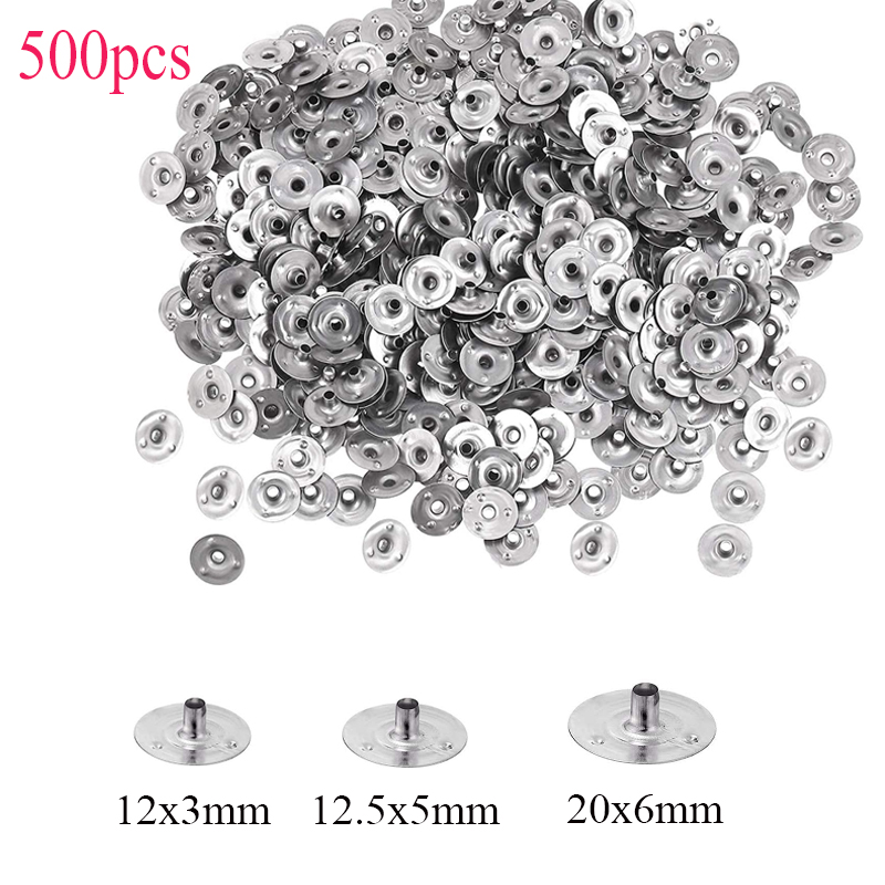 Candle Holder Supplies - 100 Buah Lilin Sumbu Logam Penajam