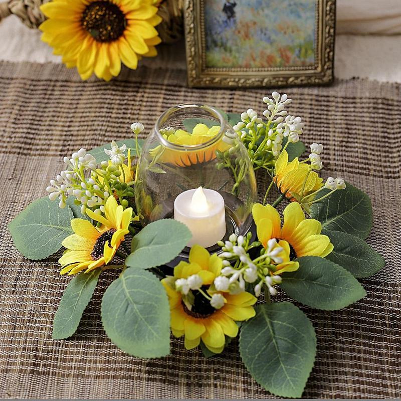 Lilin bunga matahari buatan, l - Candle Holder Supplies ulasan dan harga