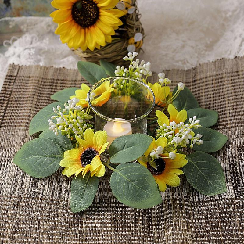Lilin bunga matahari buatan, l - Candle Holder Supplies ulasan dan harga