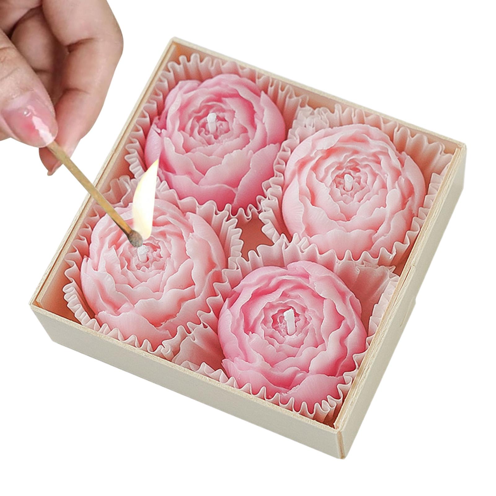 Lilin Soy Wax Bentuk Bunga Kre - Candle Souvenir ulasan dan harga
