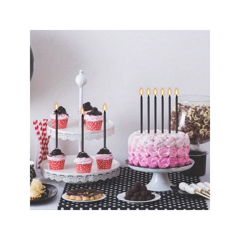 Lilin metalik 24 buah, lilin h - Candle Holder Supplies ulasan dan harga