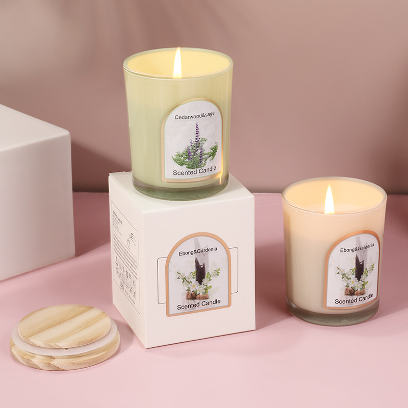 Lilin wangi berwarna dengan pe - Candle Souvenir ulasan dan harga