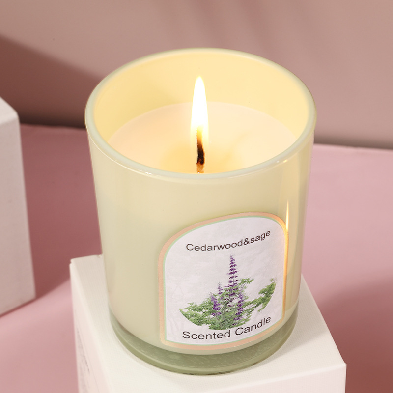 Lilin wangi berwarna dengan pe - Candle Souvenir ulasan dan harga