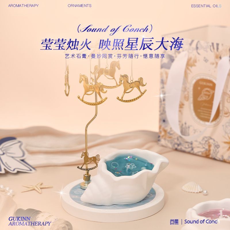 Kotak hadiah aromaterapi Conch - Candle Souvenir ulasan dan harga
