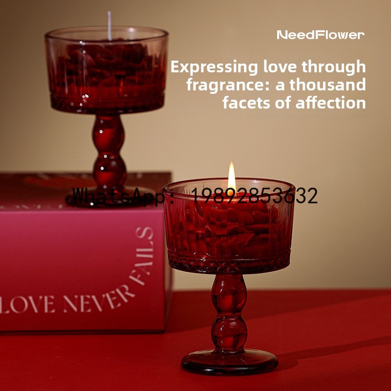 Lilin wangi mawar LZ, lilin mo - Candle Souvenir ulasan dan harga